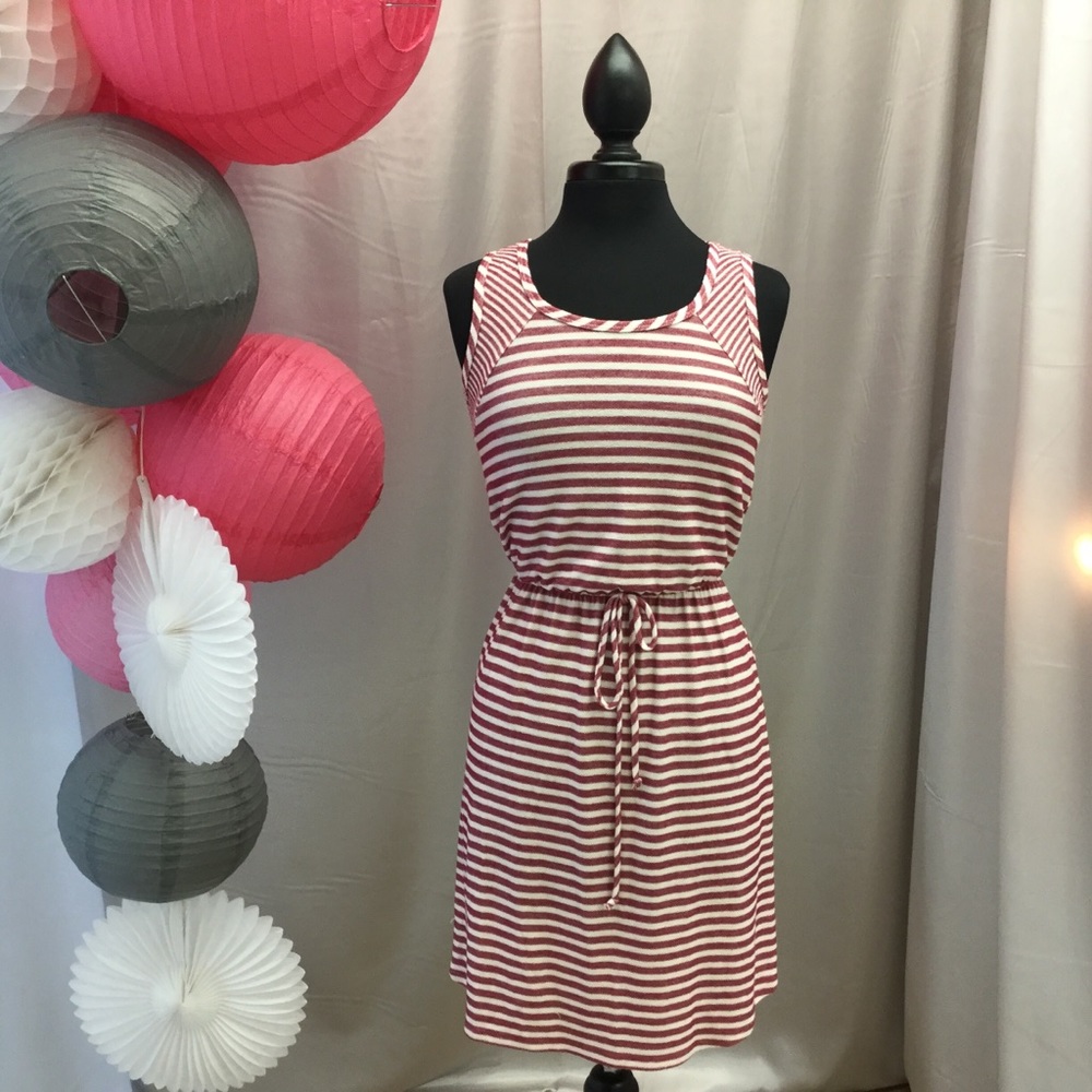 Red Striped Dress